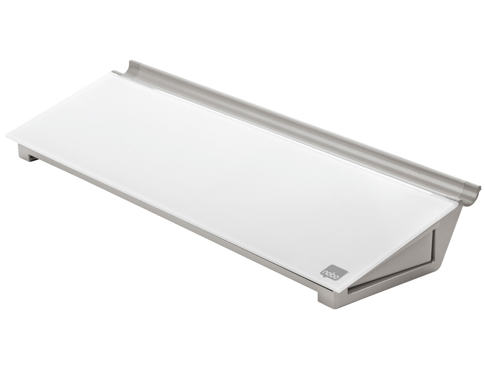 [241084] Bloc de notas sobremesa de cristal nobo diamond blanco 60x460x150 mm