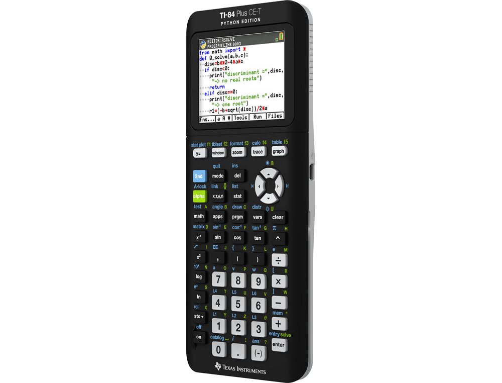 [240780] Calculadora texas instruments ti-84 plus ce-t python grafica 10 lineas 3mb rom 154kb ram