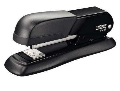 [240728] Grapadora rapid fm12 capacidad 25 hojas color negro usa grapas 24/6 y 26/6