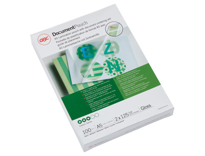 [240689] Bolsa de plastificar gbc din a5 2x125 micras caja de 100 unidades