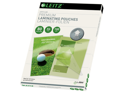 [240667] Bolsa de plastificar leitz din a4 80 micras caja de 100 unidades