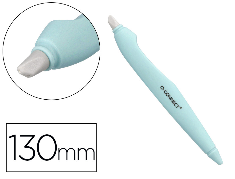 [170699] Bisturi q-connect plastico para cortar papel cuchilla ceramica xd-119 blister 1 unidad