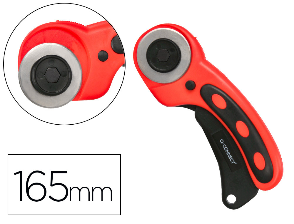 [169923] Cuter q-connect rotatorio medidas 22x56x165 mm cuchilla circular 45 mm xd-38 blister 1 unidad
