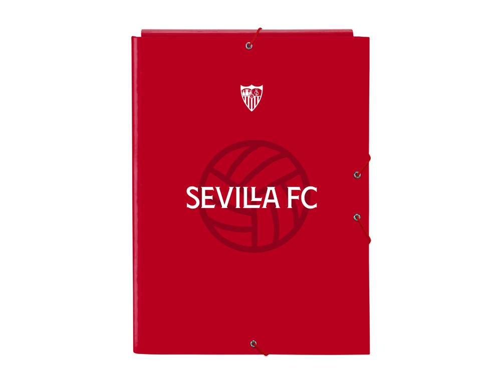 [238202] Carpeta carton folio gomas solapas safta sevilla f.c. corporativa
