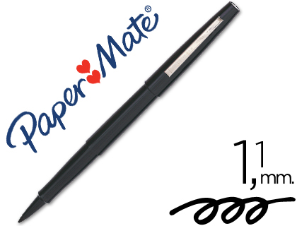 [7480] Rotulador paper mate flair original punta fibra negro
