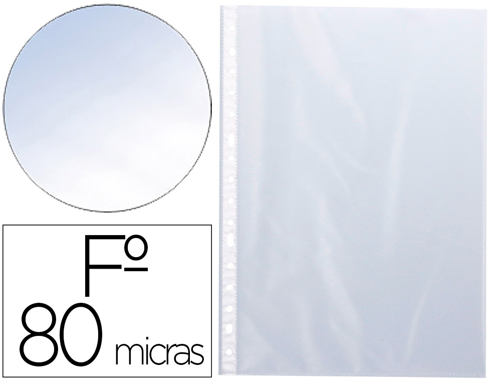 [10212] Funda multitaladro q-connect folio 80 mc piel de naranja caja de 1400 unidades