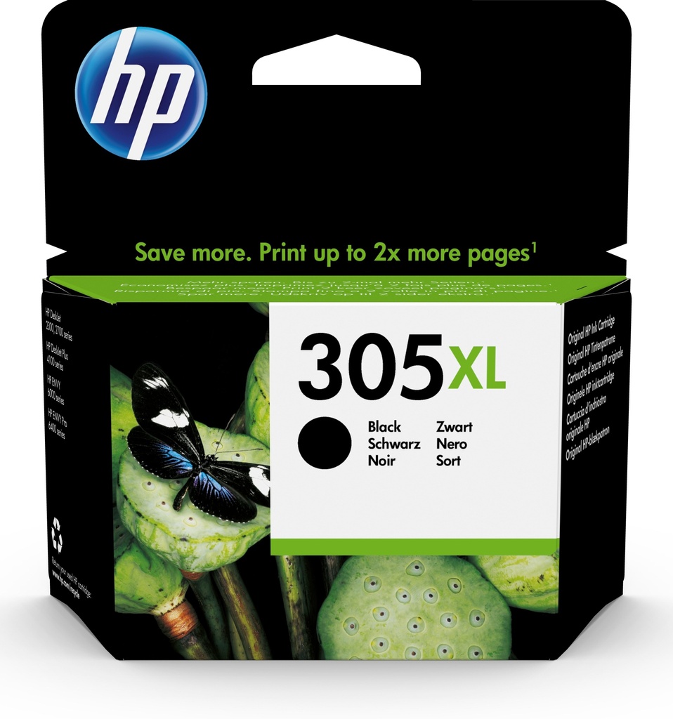 [39747] HP DeskJet 1210,1212, Deskjet Plus 4100  Cartucho negro nº305XL