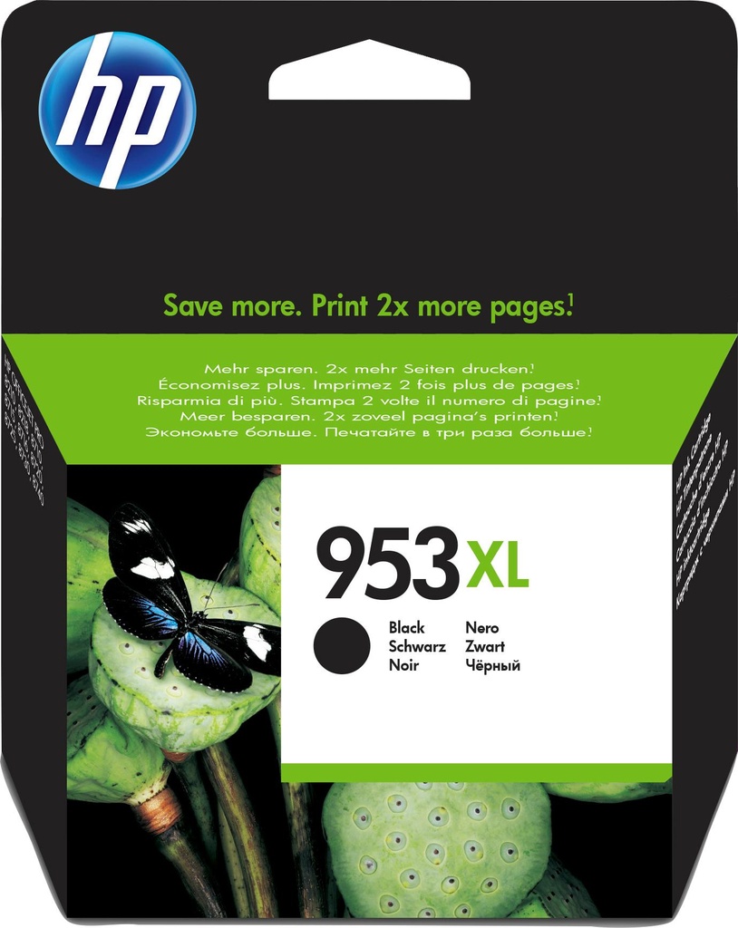 [32358] HP Oficejet Pro 7720/7730/8710/8720/8730/8740 Cartucho Negro nº953XL 2000 pag