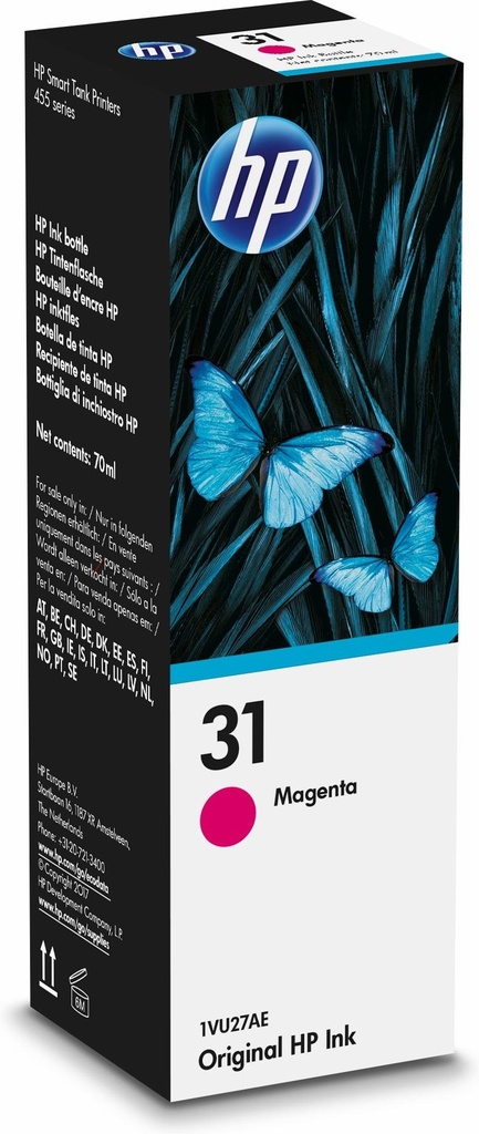 [32858] HP Botella de tinta Original º31 magenta 70 ml