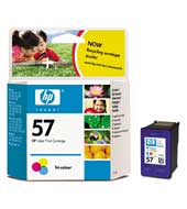 [6826] HP Deskjet 5150/5550/5652/5850, PhotoSmart 7150/7350/7345/7530/7550, PSC-1110 Cartucho Color Nº57
