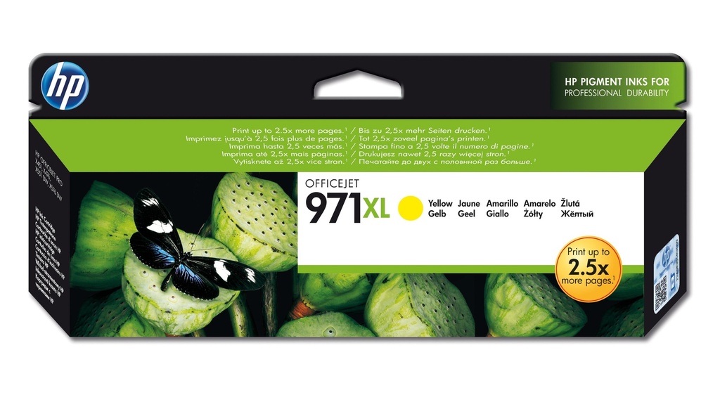 [17699] HP Offijet Pro X451/476/551 Cartucho Amarillo Nº971XL
