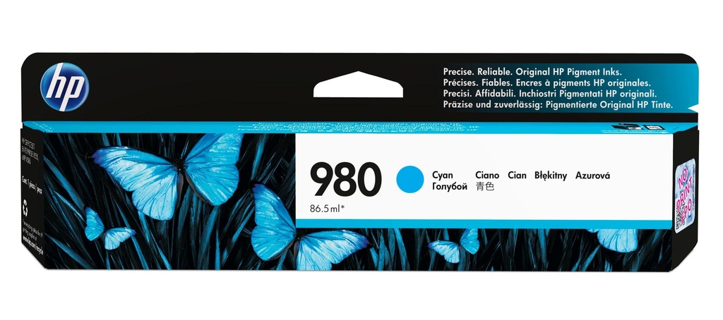 [30247] HP Officejet Empresa X585 Toner Cian nº980