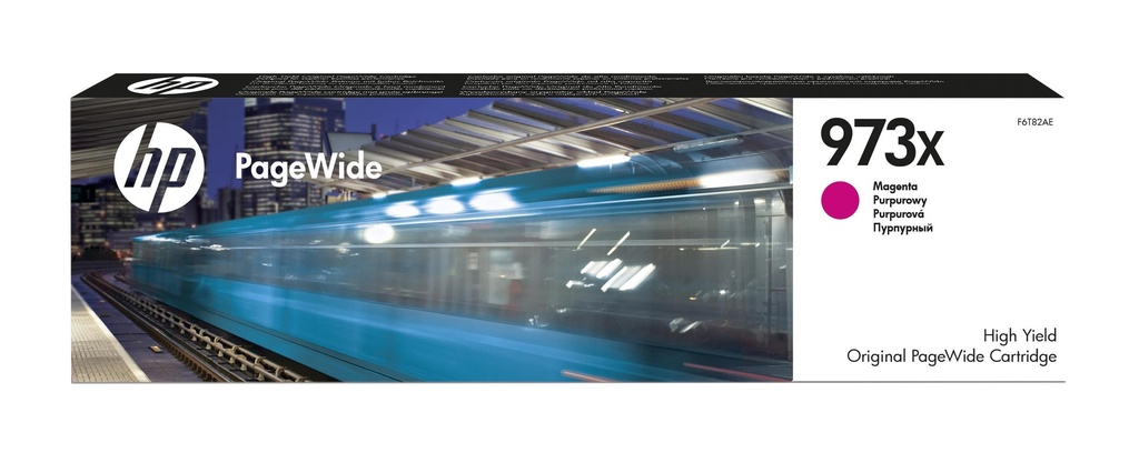 [31662] HP PageWide Pro 477 nº973X Cartucho Magenta Alta