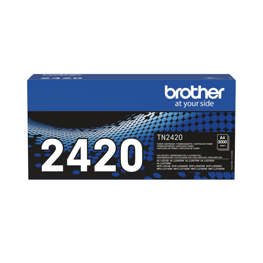 [34193] [TN2420] BROTHER Toner negro  HL-L2310/DCP-L2510D/2530DW/2550DN/MFC-L2710DW/2730DW/2750DW 3.000 PAGINAS