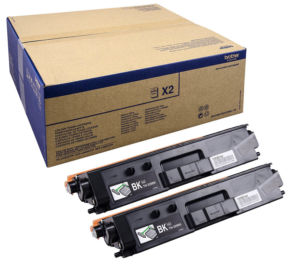 BROTHER Toner negro 2 unidades HLL8350CDW 6 K