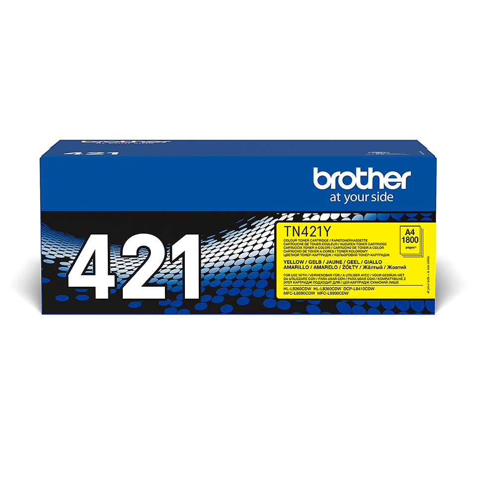 [33462] [TN421Y] BROTHER Toner Amarillo TN421Y