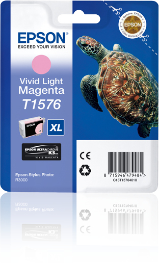 [13409] [C13T15764010] Epson Stylus Photo R3000 Cartucho Magenta Vivo Claro