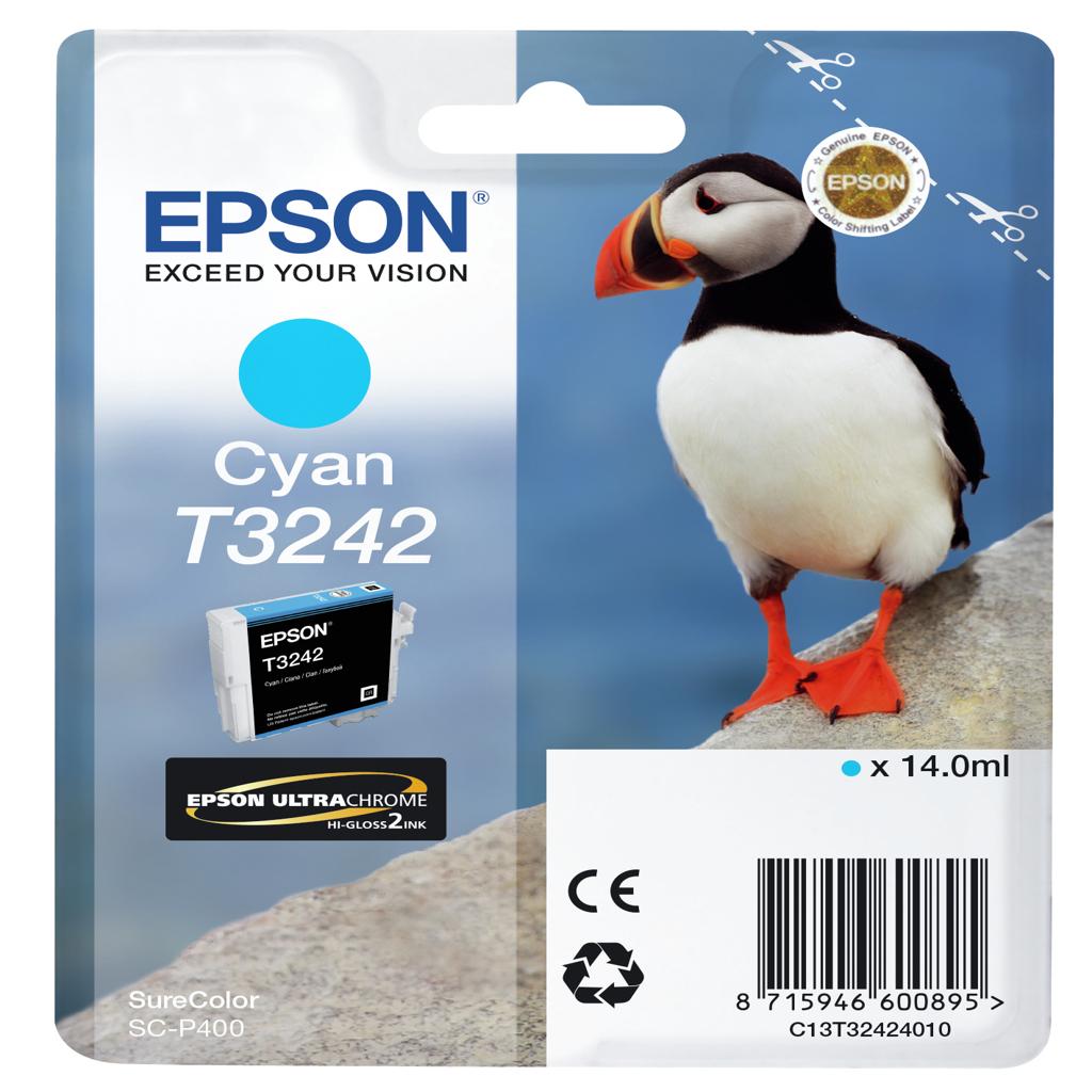 [30993] [C13T32424010] Epson SureColor SC-P400 Cartucho Cian