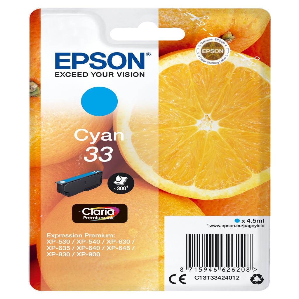 [30682] [C13T33424012] EPSON Expression Home XP-530 Cartucho Cyan
