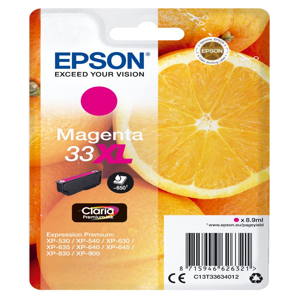 EPSON Expression Home XP-530 Cartucho Magenta 33XL