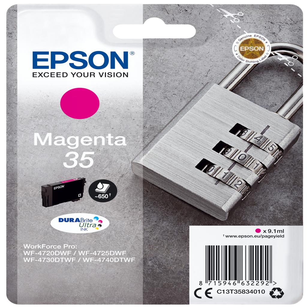 [33434] [C13T35834020] EPSON Singlepack Magenta 35 DURABrite Ultra Ink