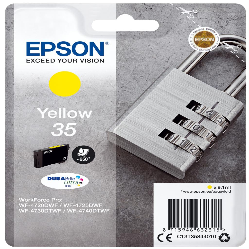 [33436] [C13T35844020] EPSON Singlepack Yellow 35 DURABrite Ultra Ink