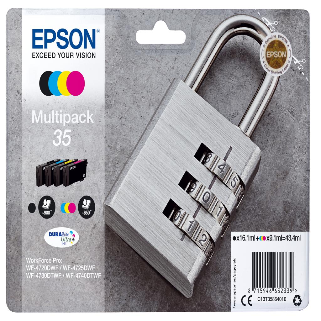 [33437] [C13T35864010] EPSON Multipack 4-colours 35 DURABrite Ultra Ink