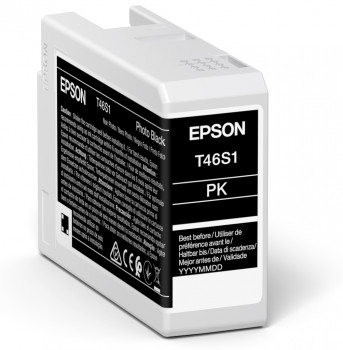 EPSON  Singlepack Photo Black T46S1 UltraChrome Pro 10 ink 25ml SC-P700