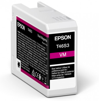 EPSON  Singlepack Vivid Magenta T46S3 UltraChrome Pro 10 ink 25ml SC-P700