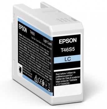 [39620] [C13T46S500] EPSON  Singlepack Light Cyan T46S5 UltraChrome Pro 10 ink 25ml SC-P700
