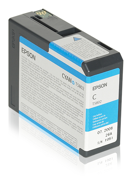 [24800] [C13T580200] Epson Stylus Pro-3800/3880 Cartucho Cian (80ml)