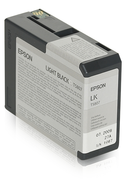 [24805] [C13T580700] Epson Stylus Pro-3800/3880 Cartucho Gris (80ml)