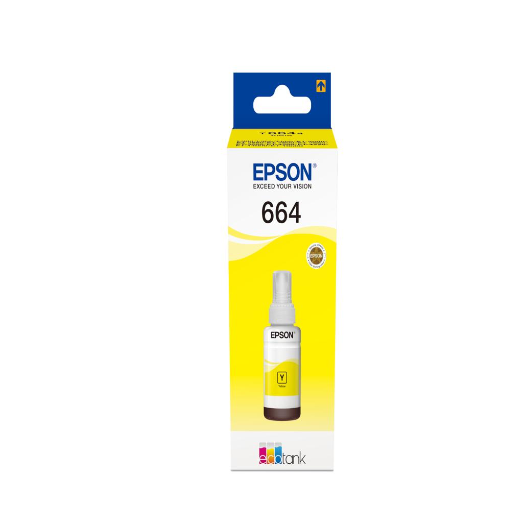 [30412] [C13T664440] Epson EcoTank L355/L555 Bote Amarillo