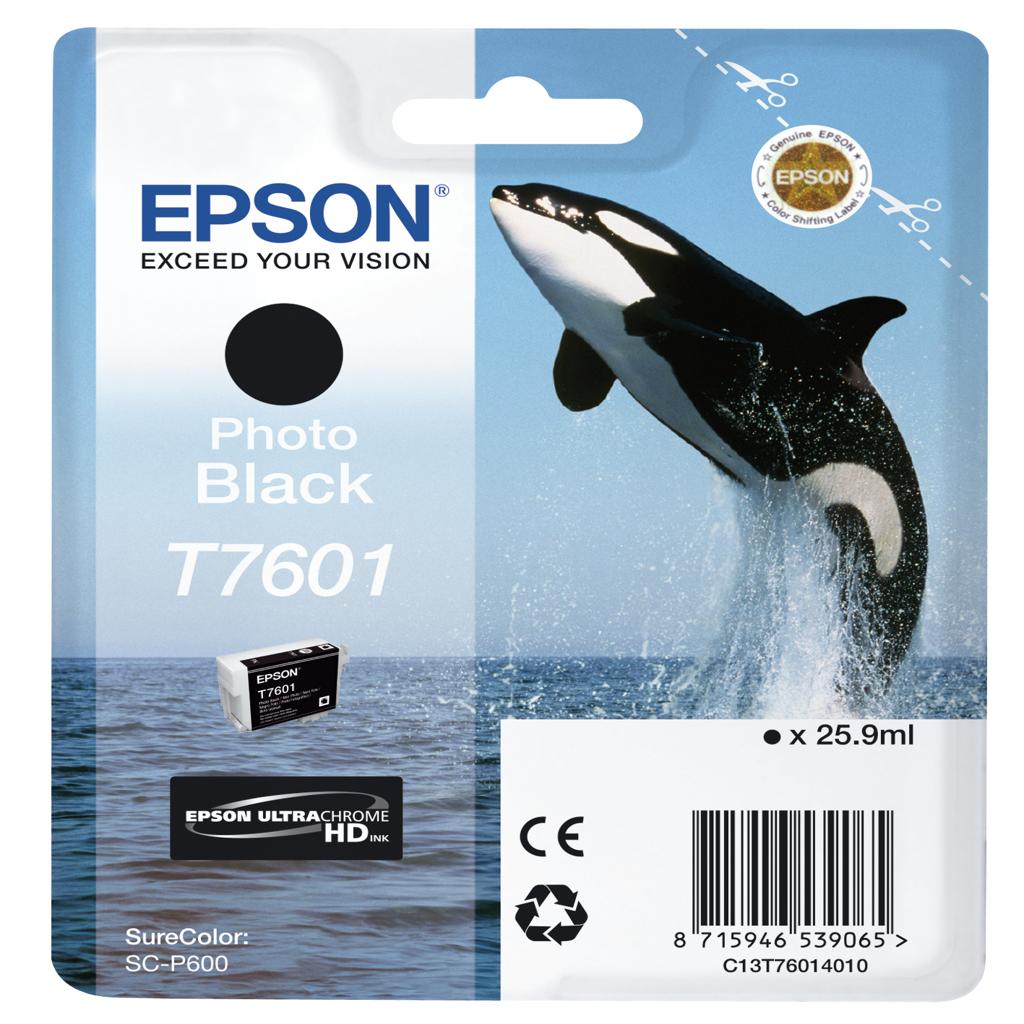 [19302] [C13T76014010] EPSON SURECOLOR SC-P600 Cartucho Negro Foto