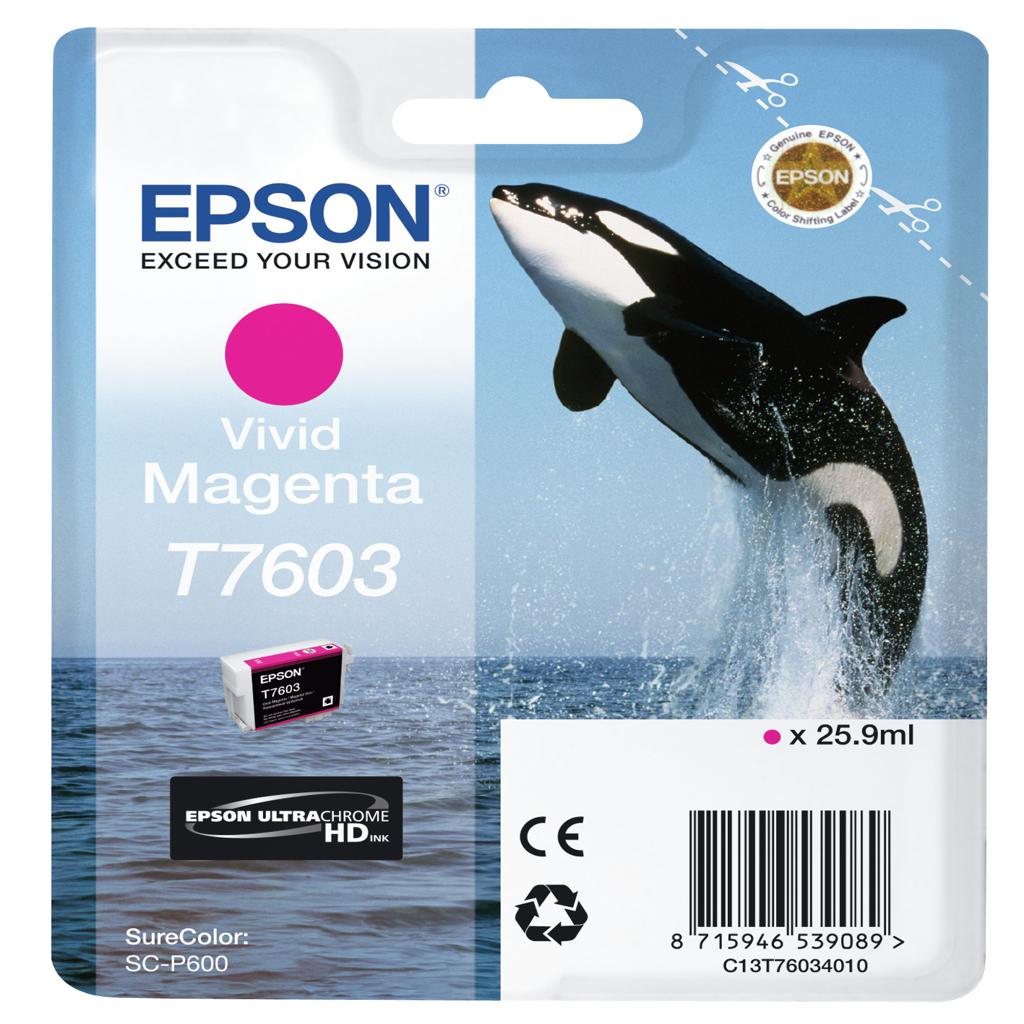 [19304] [C13T76034N10] EPSON SURECOLOR SC-P600 Cartucho magenta vivo