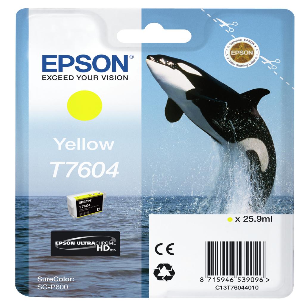 [19306] [C13T76044010] EPSON SURECOLOR SC-P600 Cartucho amarillo