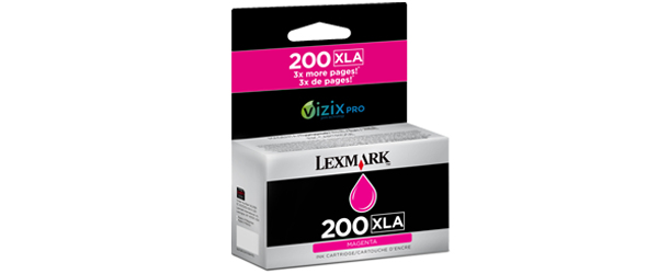 Lexmark Cartucho de tinta magenta Alto Rendimiento 200XLA