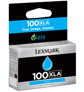 [22889] [14N1093] LEXMARK CARTUCHO INYECCION TINTA CIAN Nº100 XLA VIZIX