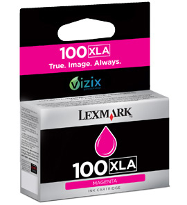 [22890] [14N1094] LEXMARK CARTUCHO INYECCION TINTA MAGENTA Nº100 XLA VIZIX