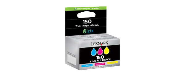 [35228] [14N1805E] Lexmark Pack 3 cartuchos color (CMY) Retornables 150