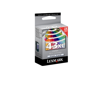 [11663] LEXMARK Z1520, Multifuncion X4850/6570/9350/9570 Cartucho Color nº43XL PLUS