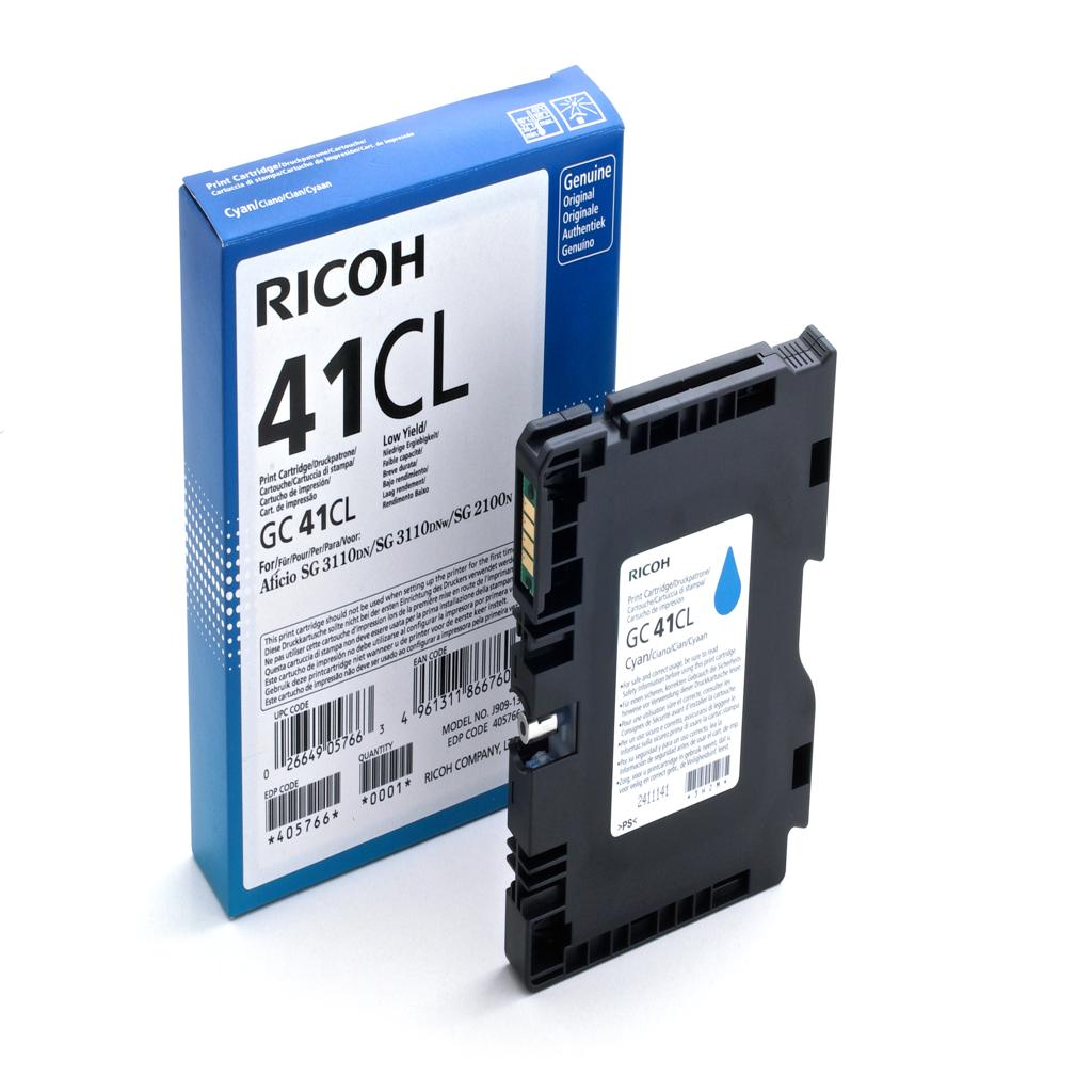 [17618] [405766] RICOH SG2100N/3110DN/3110DNW/3120B GC-41Cl Cartucho Cyan