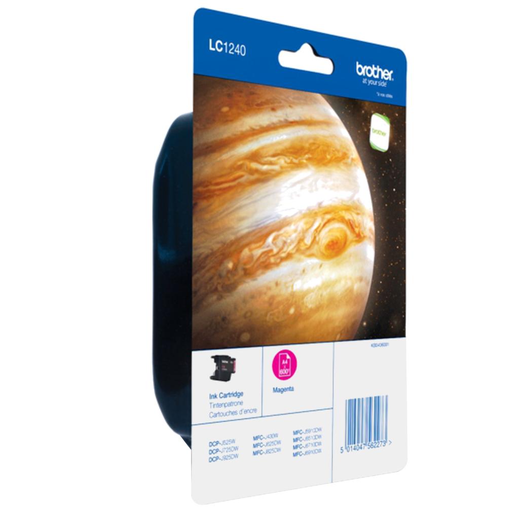 [13311] [LC1240MBP] BROTHER MFCJ6510DW/MFCJ6710DW/MFCJ6910DW, Cartucho Magenta. 600 pag.