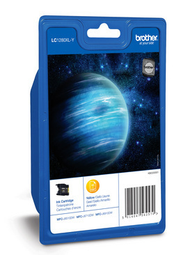 [13317] [LC1280XLYBP] BROTHER Cartucho de tinta Amarillo MFCJ6510DW/MFCJ6710DW/MFCJ6910DW,  1.200 pag.