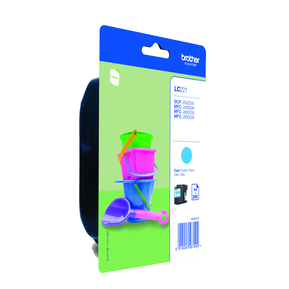 [30664] [LC221CBP] BROTHER Cartucho tinta azul  MFCJ4420DW/MFCJ4620DW