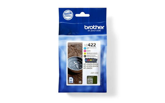 [45753] [LC422VAL] BROTHER Pack 4 cartuchos MFCJ5340DW (BK/C/M/Y)