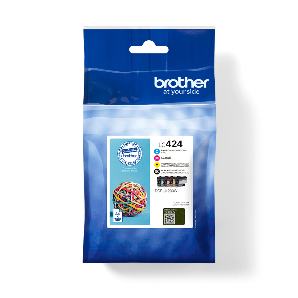 [43314] [LC424VAL] BROTHER multipack tinta para DCPJ1200W LC424VAL