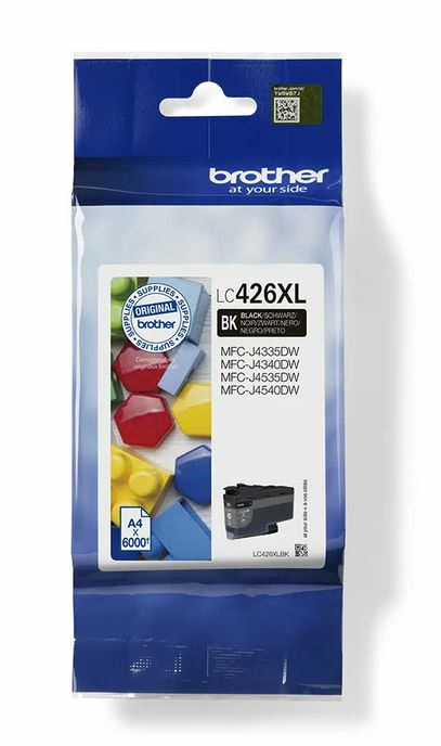 [43319] [LC426XLBK] BROTHER tinta xl negra para MFCJ4340DW/MFCJ4540DW/MFCJ4540DWXL LC426XLBK