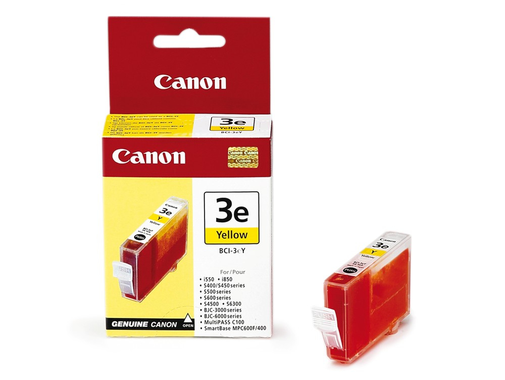 Canon BJC-3000/6000/6100/6200/6500, S-400/450/500 Carga Amarilla, 390 paginas