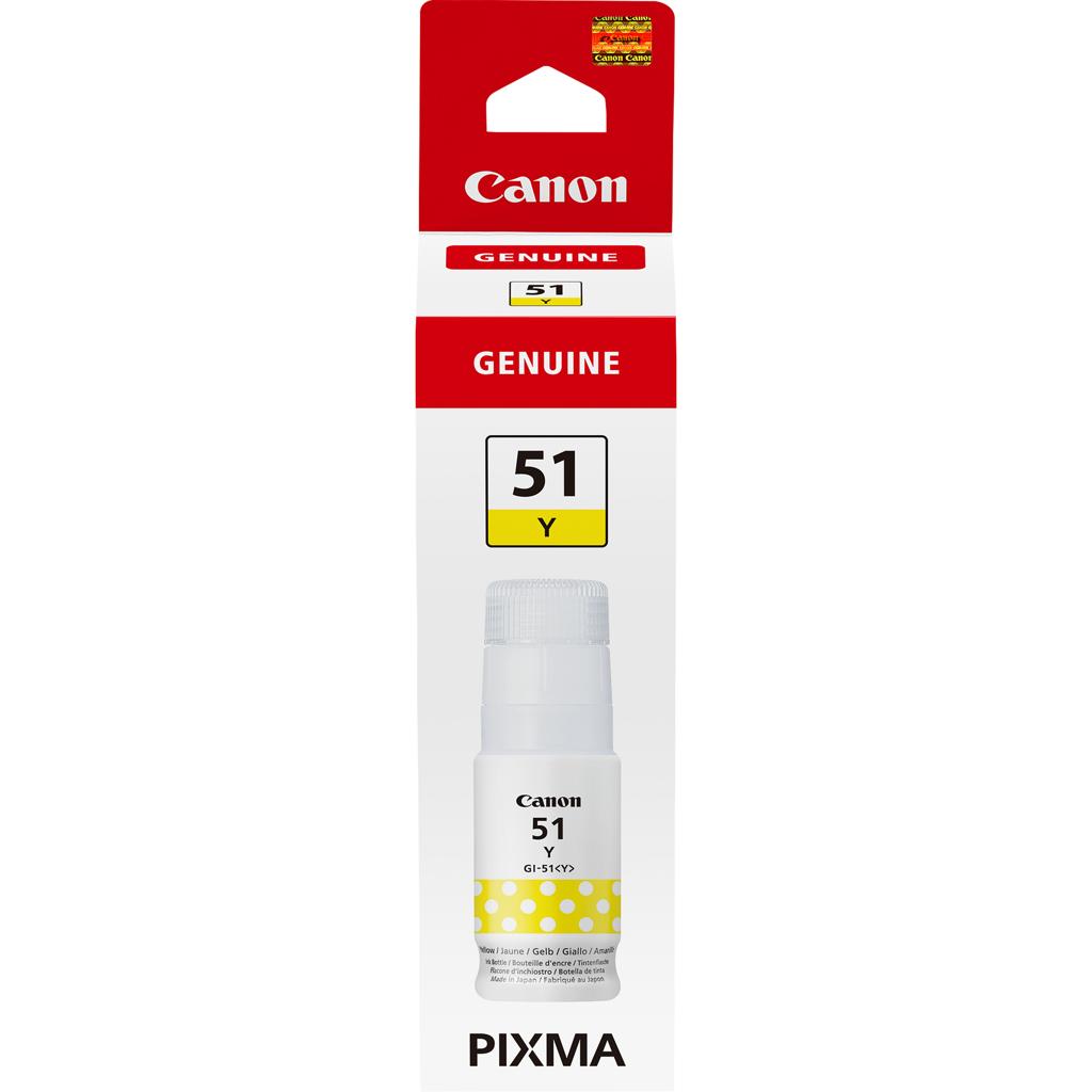 [45244] [4548C001] CANON Botella de tinta Amarillo GI-51Y para G1520 G2520 G3520 G3560